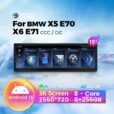 【BMW X5 E70/X6 E71 Special】15-inch Android large screen navigation upgrade kit | Non-destructive modification of the original car screen CIC/CCC compatible | Touch reversing image + multimedia entertainment + CarPlay/HiCar​