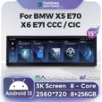 ​【BMW X5 E70/X6 E71 Special】15-inch Android large screen navigation upgrade kit | Non-destructive modification of the original car screen CIC/CCC compatible | Touch reversing image + multimedia entertainment + CarPlay/HiCar​