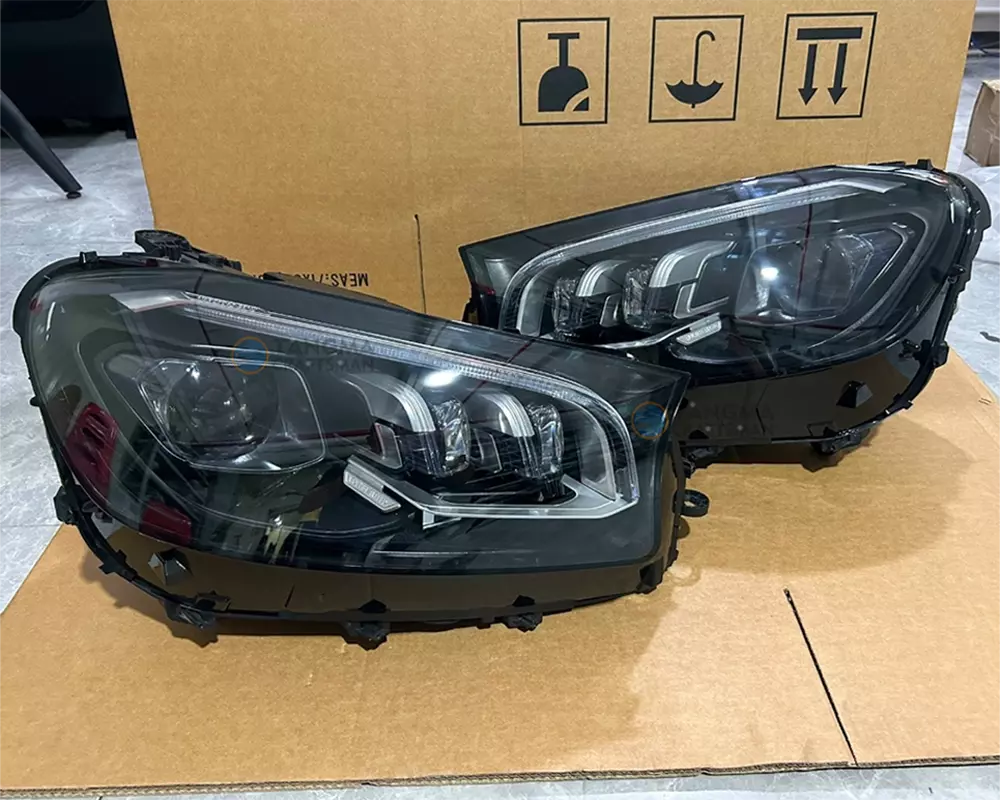 X167 LED Headlight Upgrade Geometric Beam Lens