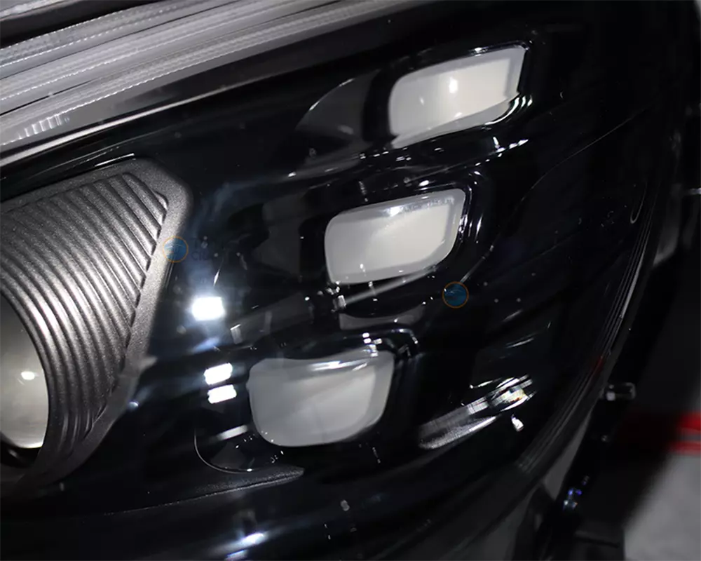 W251 LED Headlight Upgrade Dynamic DRL Three-Bar Lens