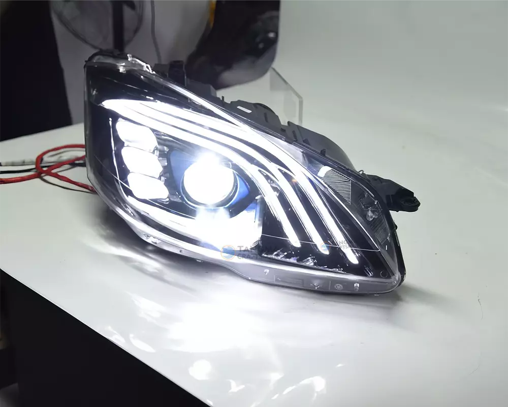 W221 LED Headlights Upgrade with DRL & 3-in-1 Turn Signal