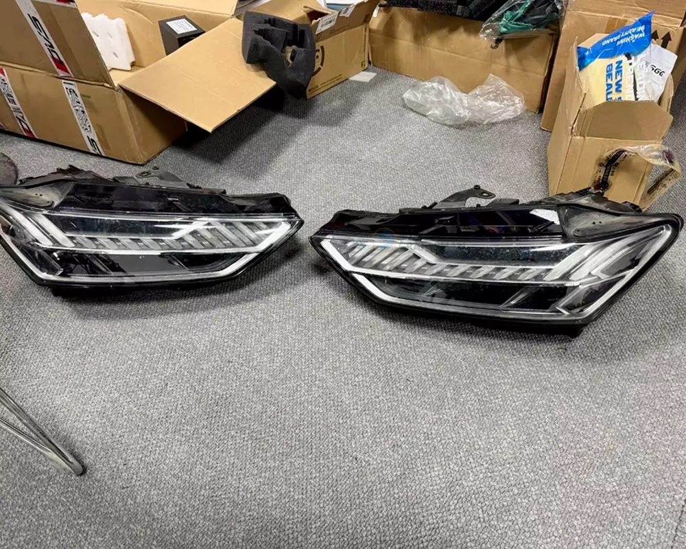 Audi A7 headlights