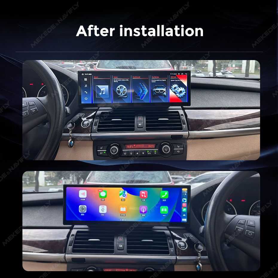 BMW X5 E70 Android Screen 15 Inch CarPlay CIC CCC