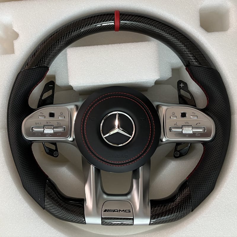 Benz Carbon Fiber Steering Wheel for C/E/S/GLE/GLS