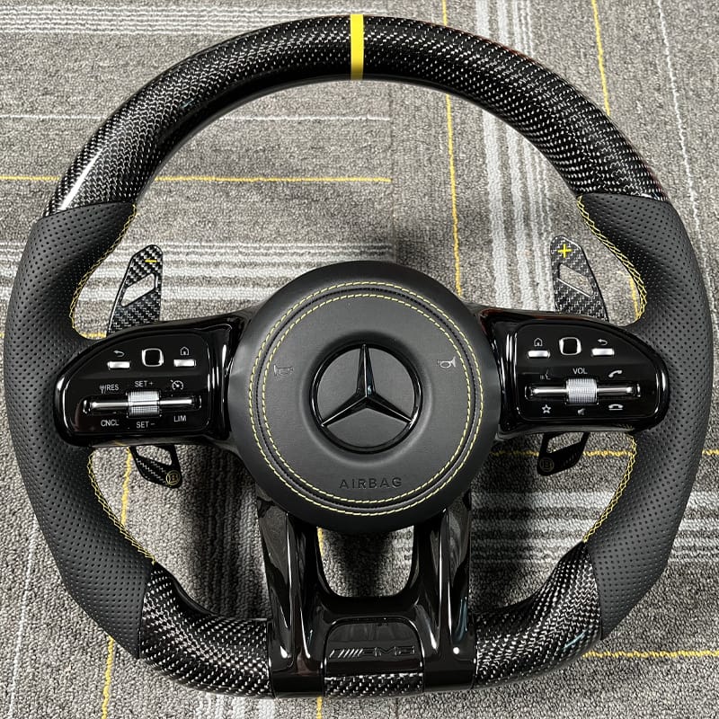 Benz Carbon Fiber Steering Wheel for C/E/S/GLE/GLS