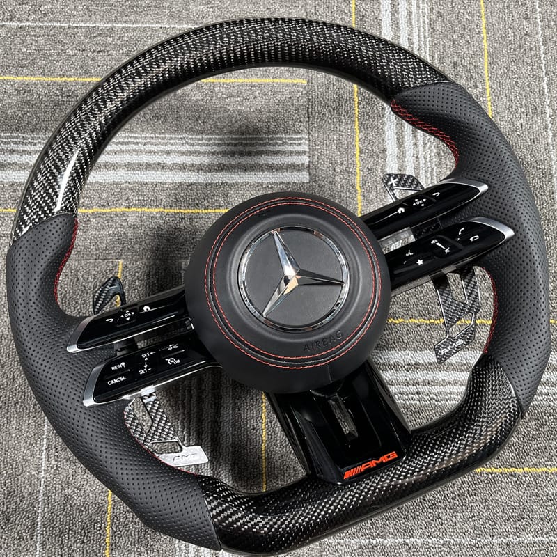 Benz Carbon Fiber Steering Wheel for C/E/S/GLE/GLS