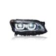 F01 LED Headlight Assembly M5 Style Blue Eyebrow