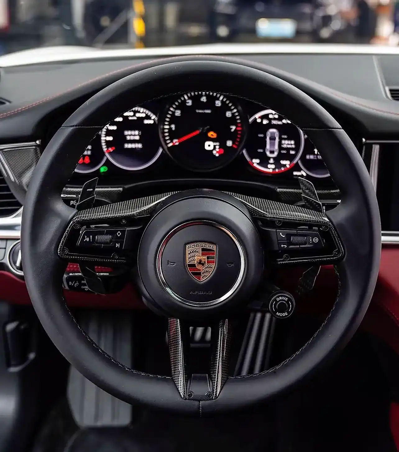 Custom Porsche Carbon Steering Wheel