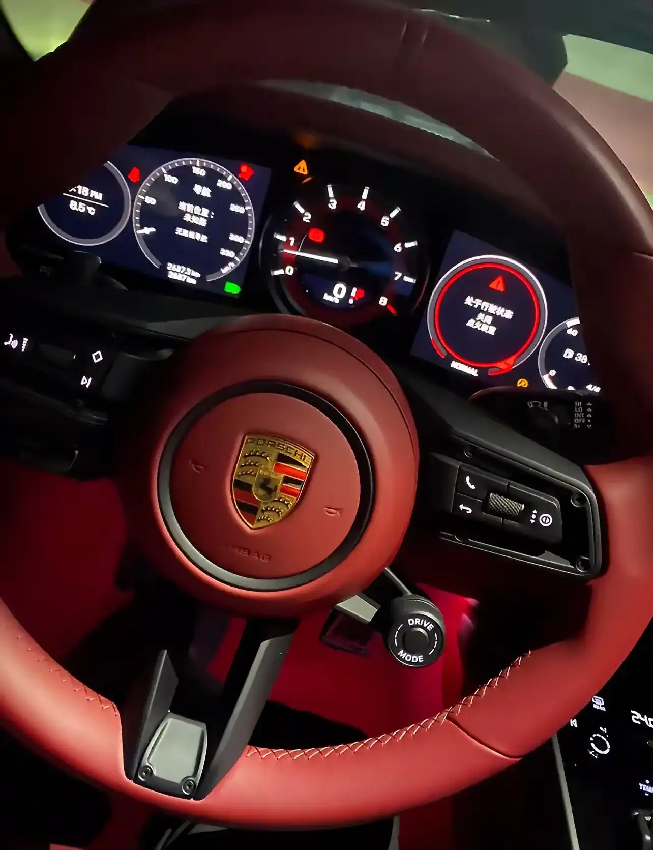 Custom Porsche Carbon Steering Wheel