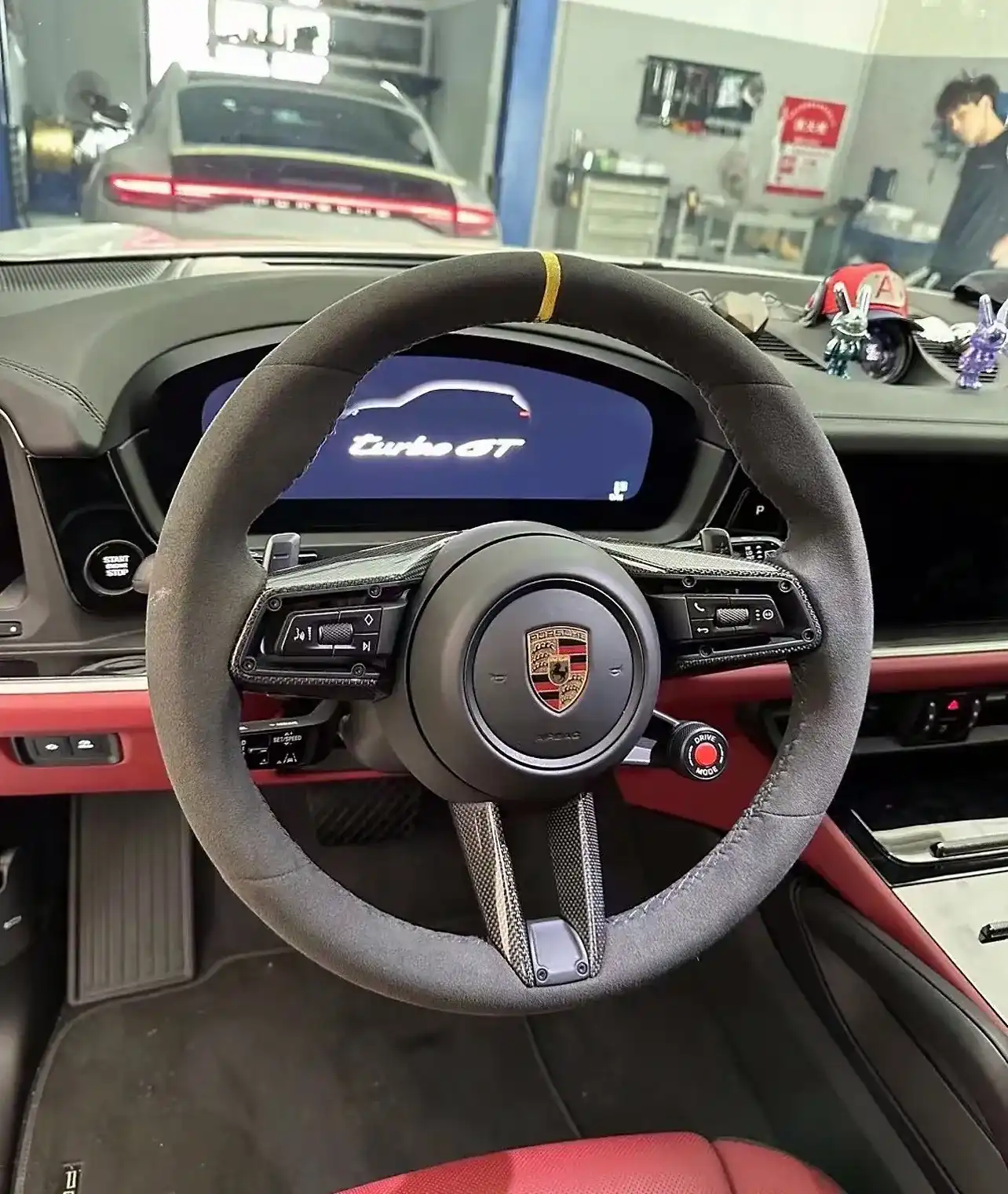 Custom Porsche Carbon Steering Wheel
