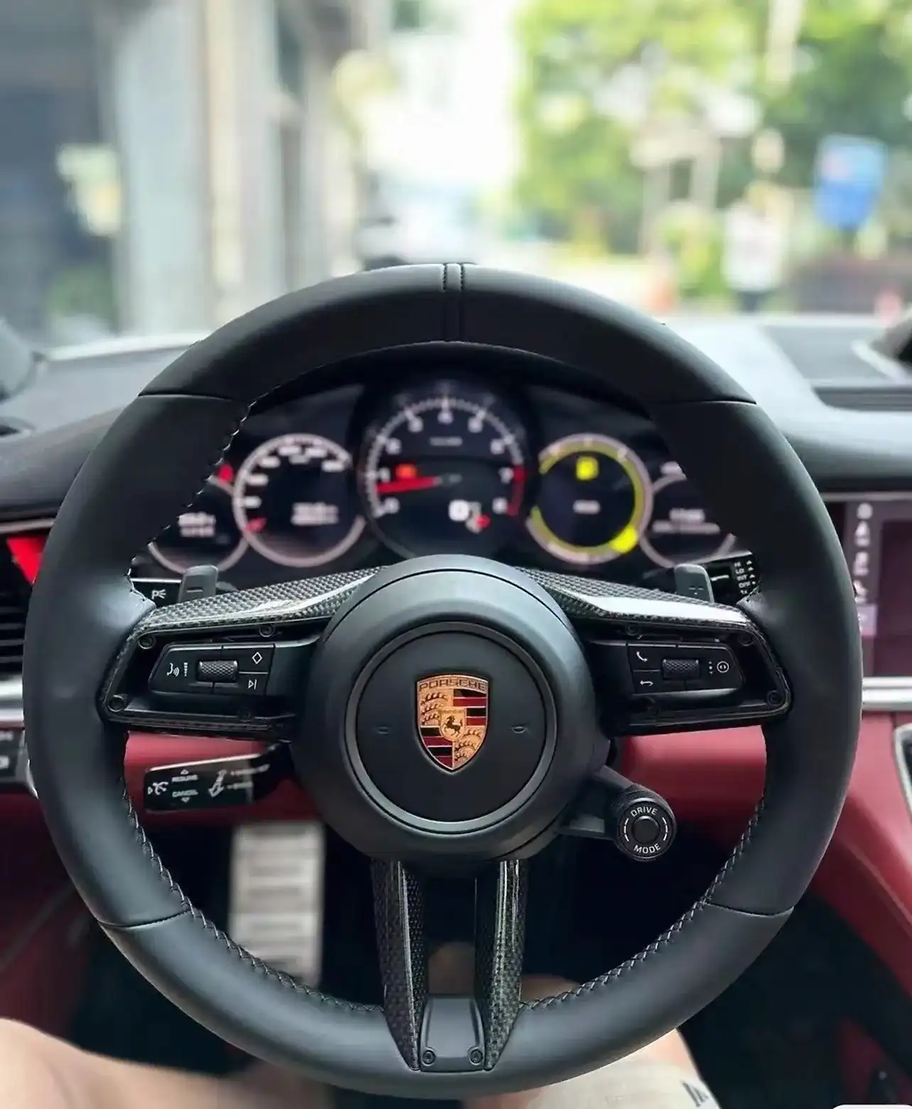 Custom Porsche Carbon Steering Wheel