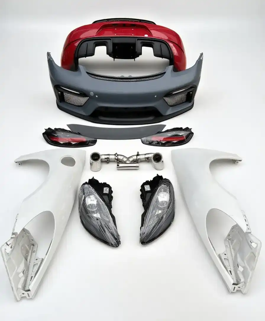 Porsche 718 GT4 Body Kit Carbon Fiber 981 982 Upgrade