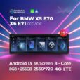 【BMW X5 E70/X6 E71 Special】15-inch Android large screen navigation upgrade kit | Non-destructive modification of the original car screen CIC/CCC compatible | Touch reversing image + multimedia entertainment + CarPlay/HiCar​