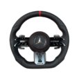 Benz full range of steering wheels modified carbon fiber calfskin wrapped steering wheel a