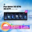 【BMW X5 E70/X6 E71 Special】15-inch Android large screen navigation upgrade kit | Non-destructive modification of the original car screen CIC/CCC compatible | Touch reversing image + multimedia entertainment + CarPlay/HiCar​