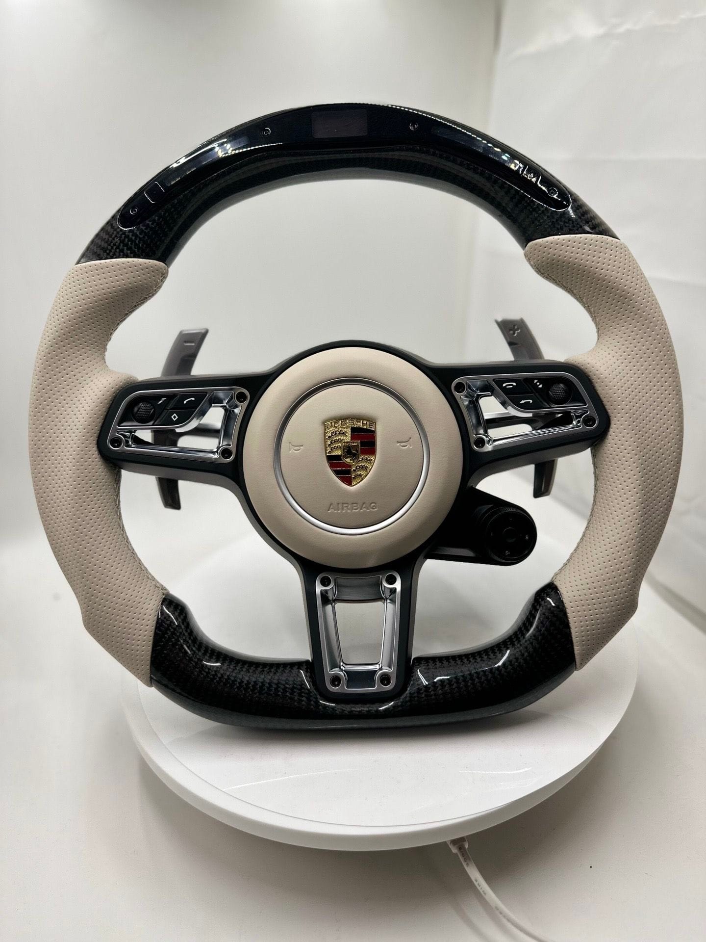 Custom Porsche Carbon Steering Wheel