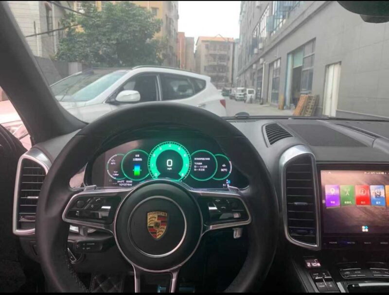 Porsche Cayenne Panamera old car upgrade LCD instrument panel Porsche Cayenne Panamera old car upgrade LCD instrument panel