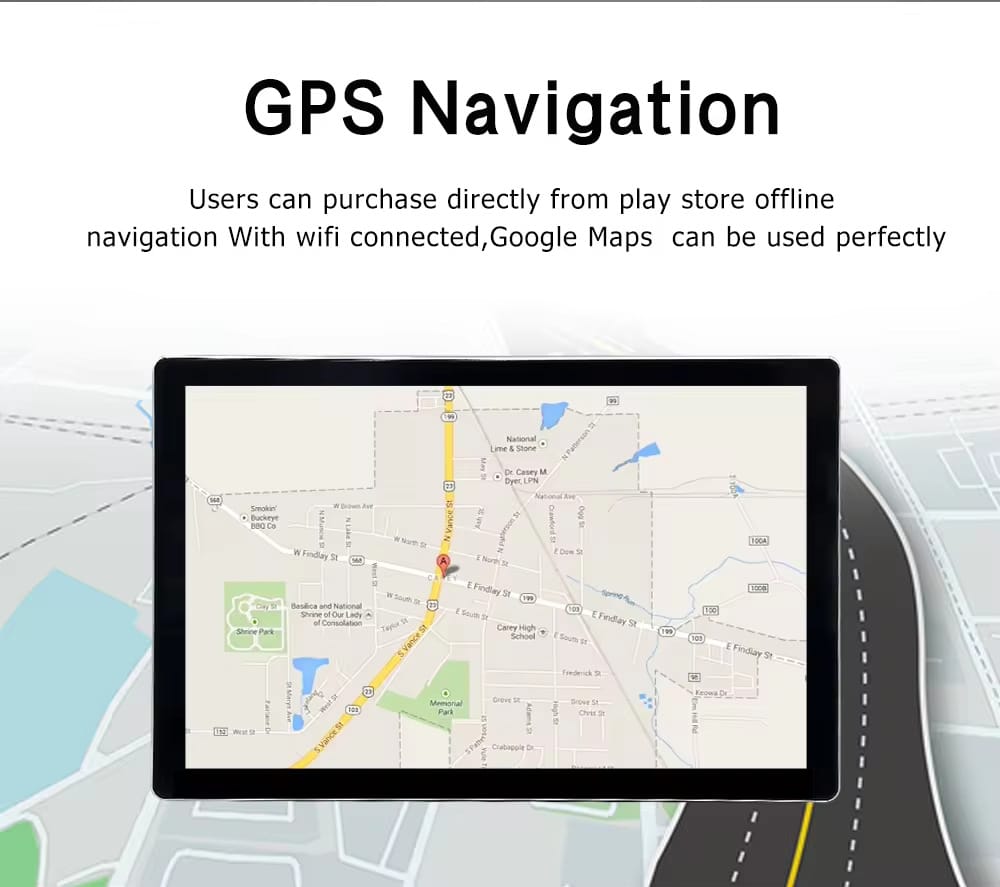 13 Inch Rotating Android Car Stereo with 1920x1200 Screen