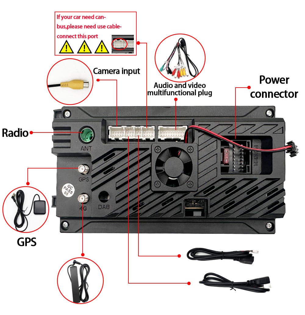 13 Inch Rotating Android Car Stereo with 1920x1200 Screen