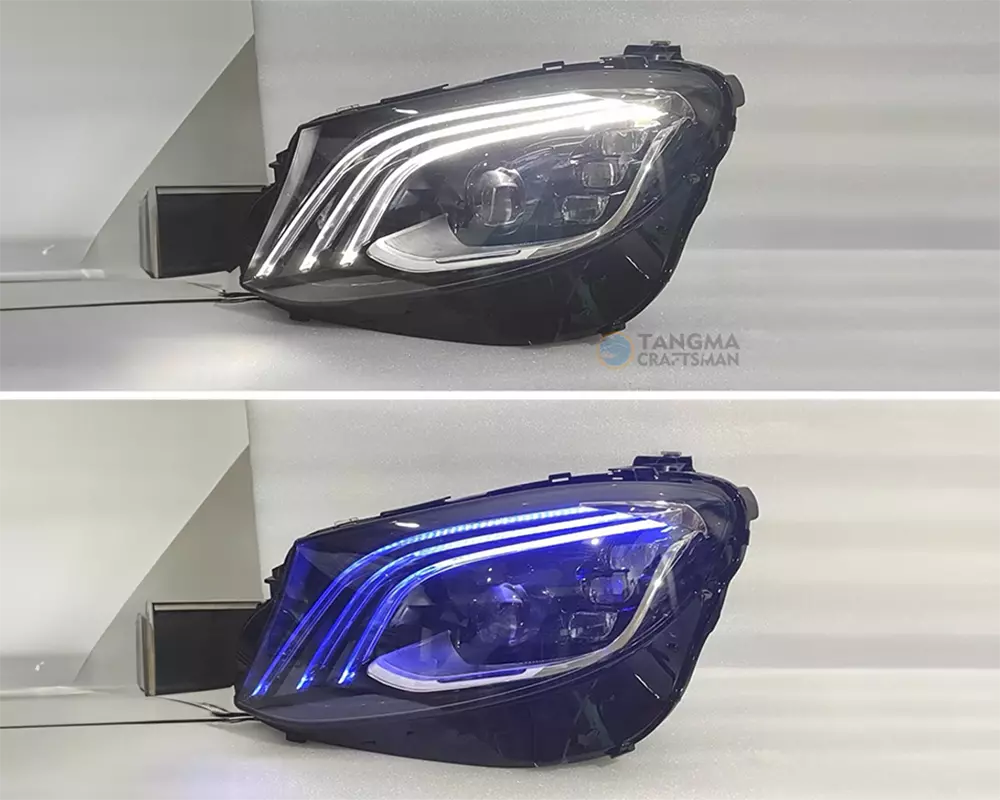 W213 Maybach Headlight Retrofit LED DRL Flow Effect