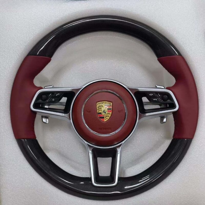 Porsche carbon fiber steering wheel Porsche carbon fiber steering wheel