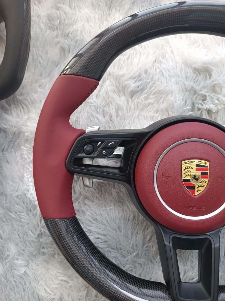 Porsche Carbon Fiber Steering Wheel Upgrade Kit