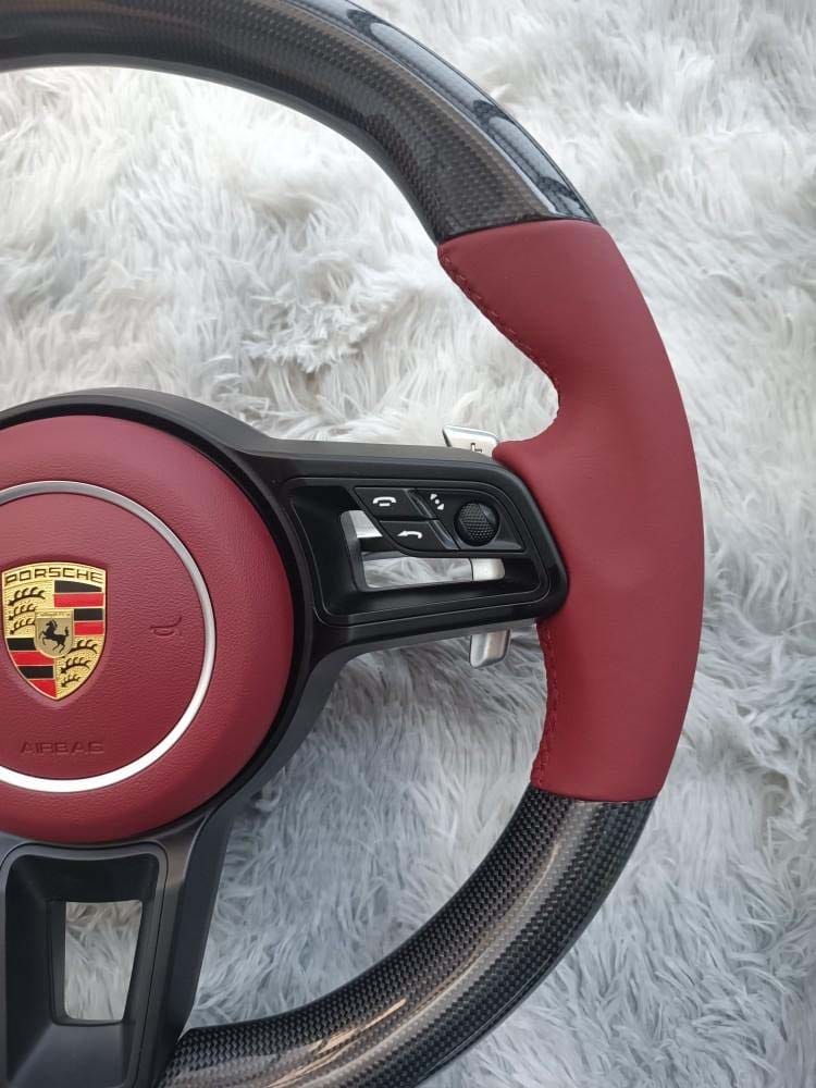 Porsche Carbon Fiber Steering Wheel Upgrade Kit