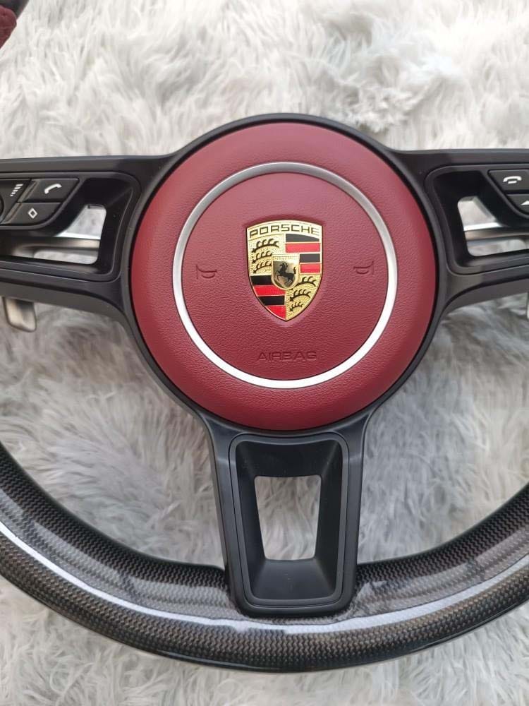 Porsche Carbon Fiber Steering Wheel Upgrade Kit