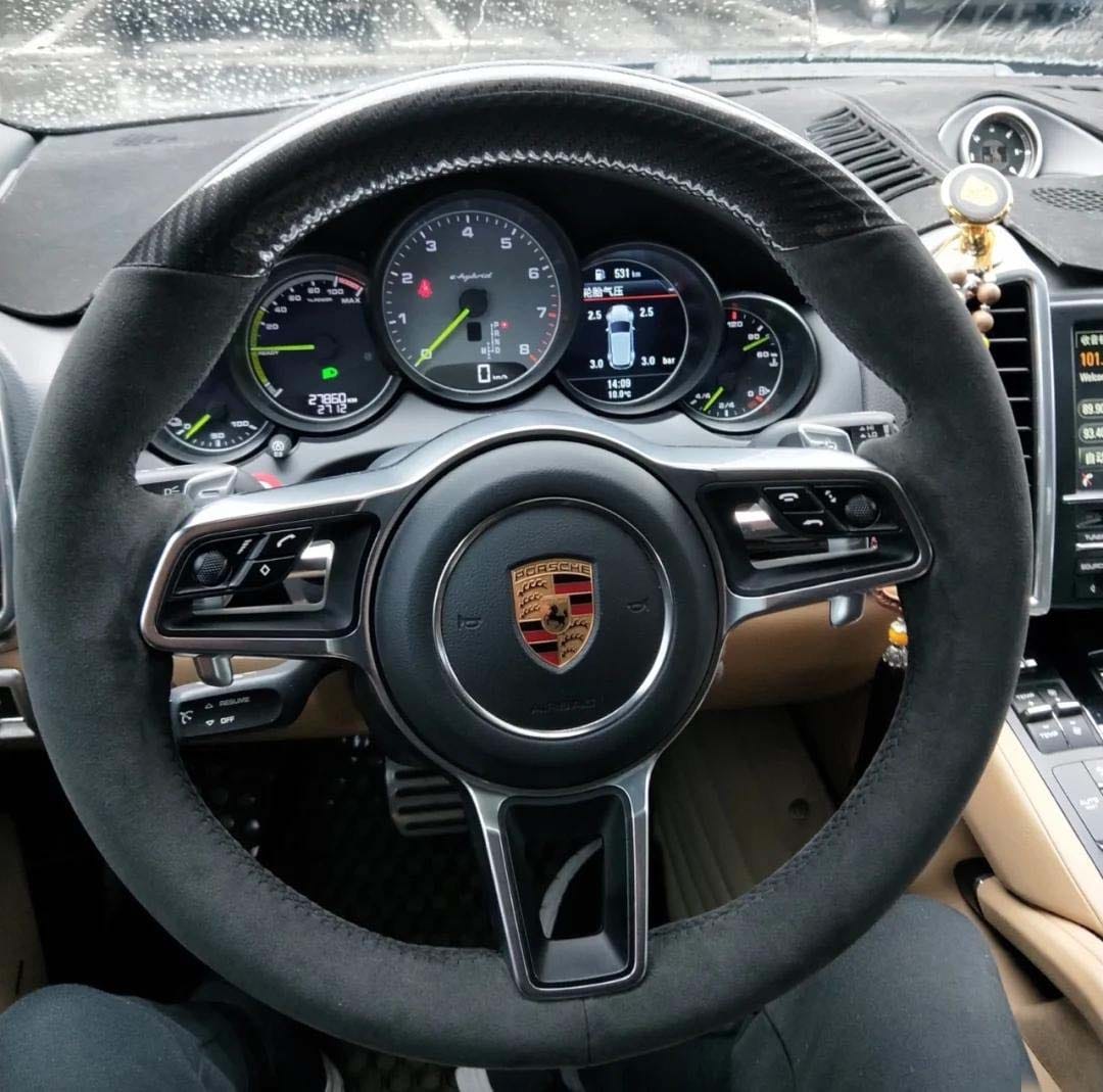 Porsche Carbon Fiber Steering Wheel Upgrade Kit