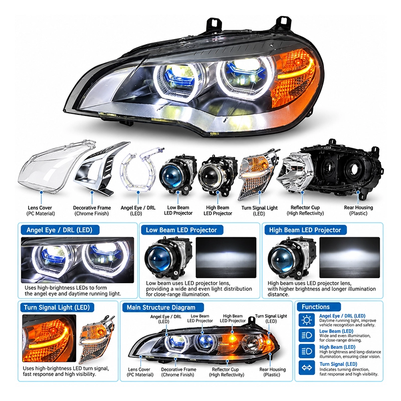 BMW X5 E70 Laser Headlight
