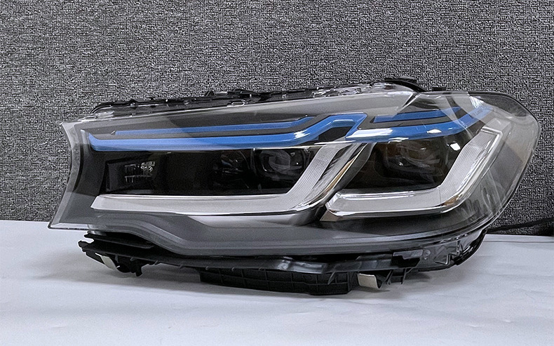 BMW G30 Blue Eyebrow Headlights