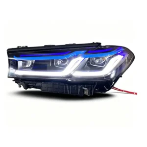 BMW G30 Blue Eyebrow Headlights