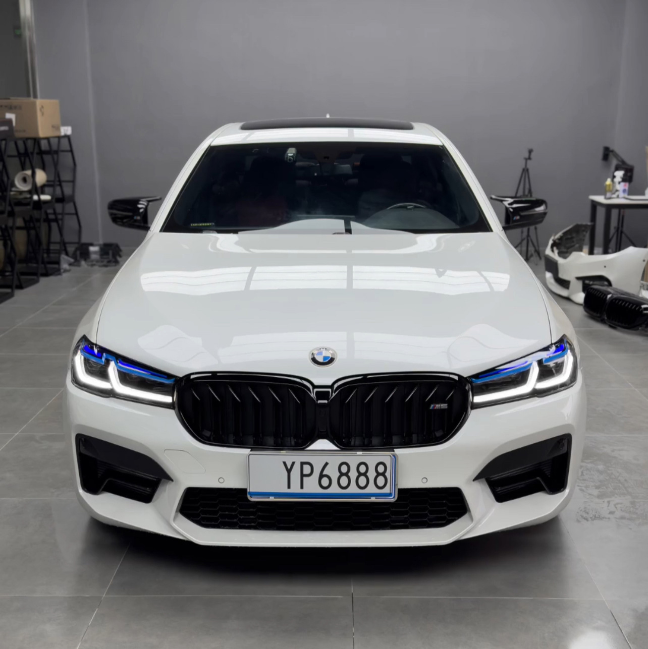 G30 LED Headlight Upgrade: M-Sport for BMW 5 Series 18-20