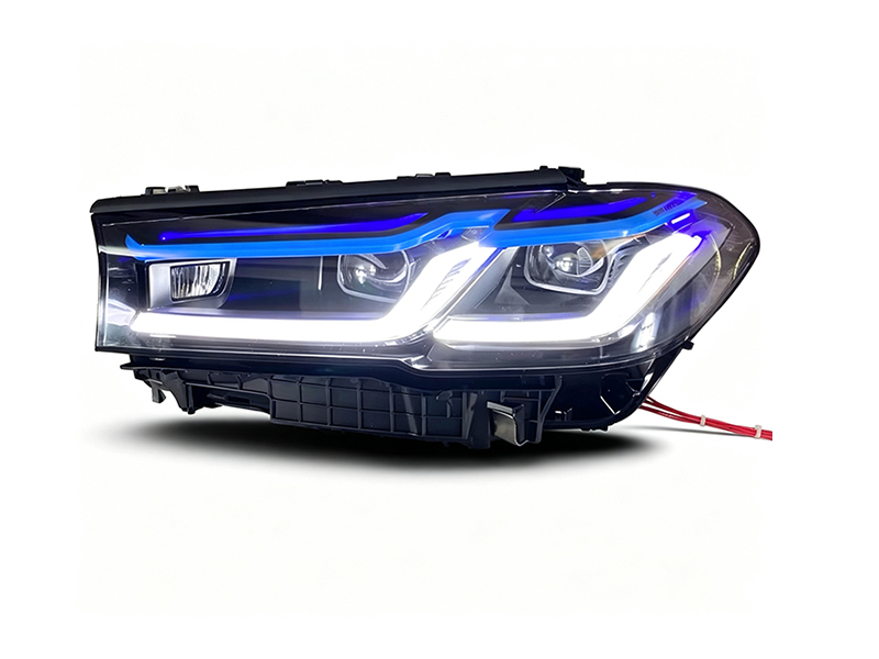 BMW G30 Blue Eyebrow Headlights