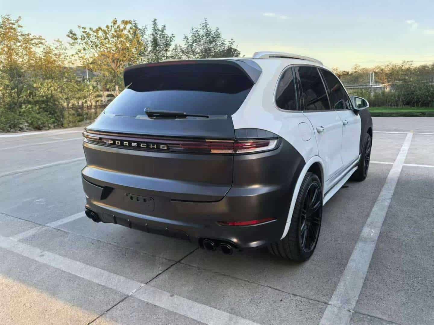 Porsche Cayenne modified 958 to 2024 body kit with 3D Laser-Engineered OEM fitment, Polymer Hybrid flares, and Turbine AirFlow™ design. Direct bolt-on.