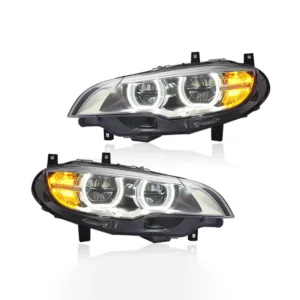 BMW X6 LED Headlight Retrofit Kit with VIN Check - High Performance Full LED Upgrade with Expert Installation Support and OEM Quality Fitment Guarantee