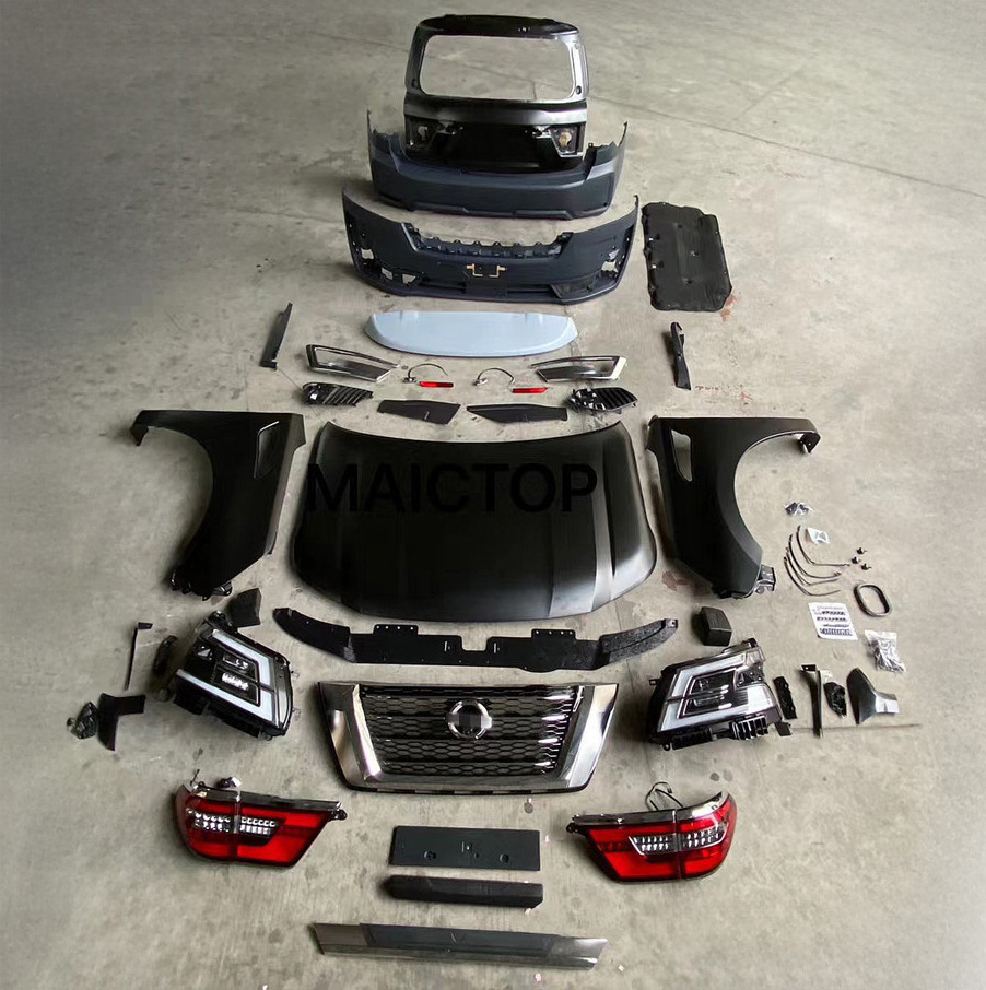 Patrol Y62 modified Black Hawk Body Kit - Facelift Upgrade - Image 5