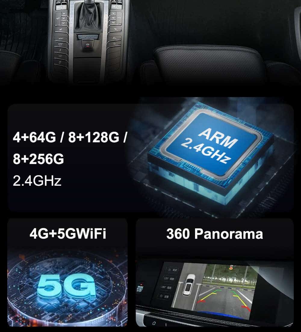 Porsche Macan dual screen 2014-17 upgraded new central control navigation HD screen