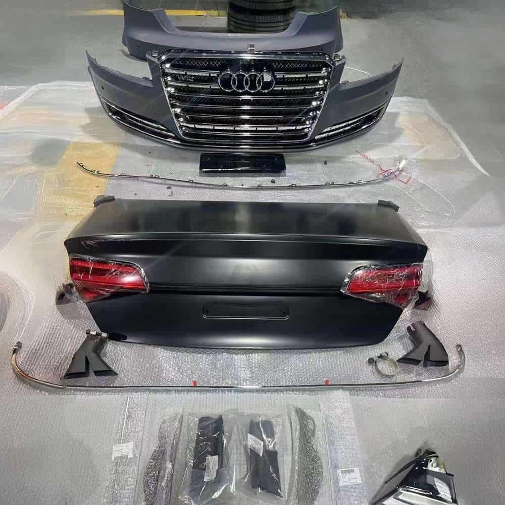 Audi A8 modified: S8 W12 Body Kit for 2013-2016 Models