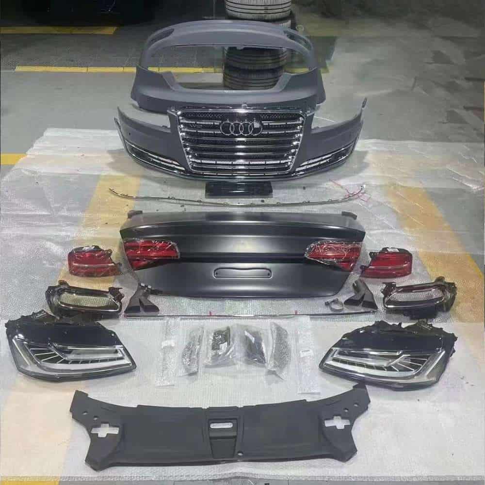 Audi A8 modified: S8 W12 Body Kit for 2013-2016 Models