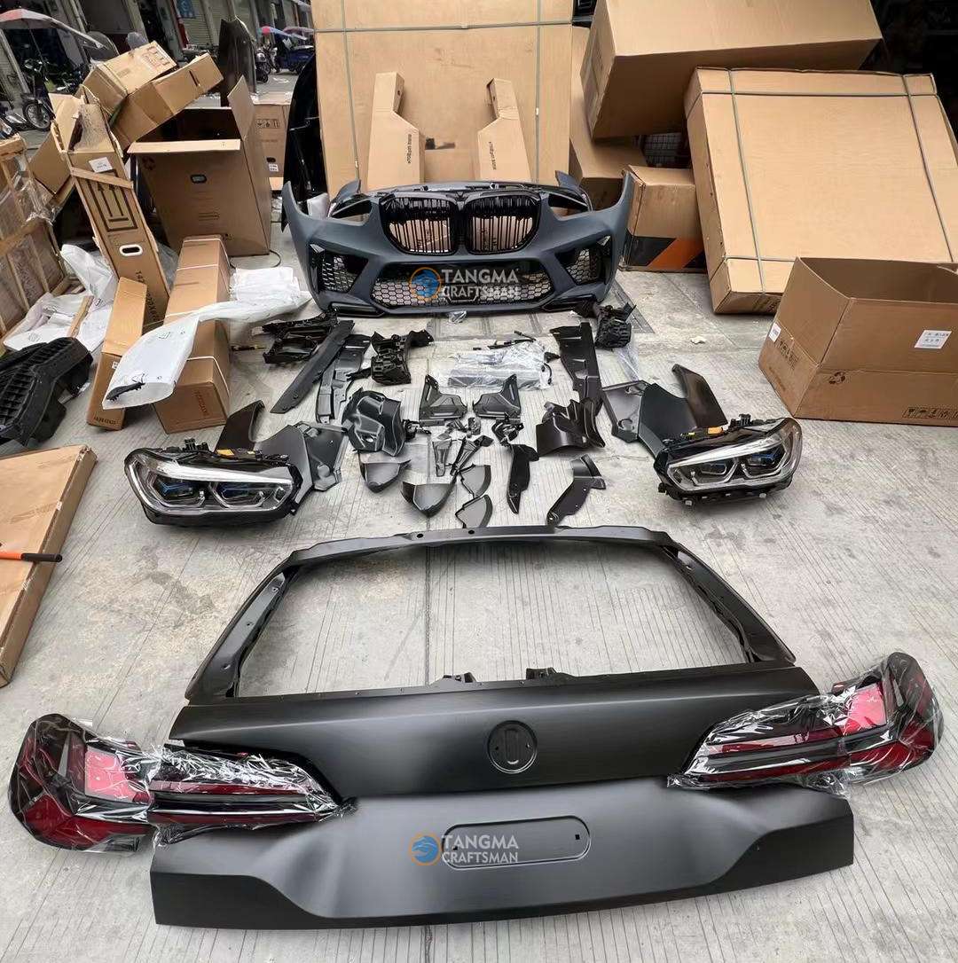 BMW X5 modification old E70 F15 2007-2018 large body kit upgrade24 new X5M G05