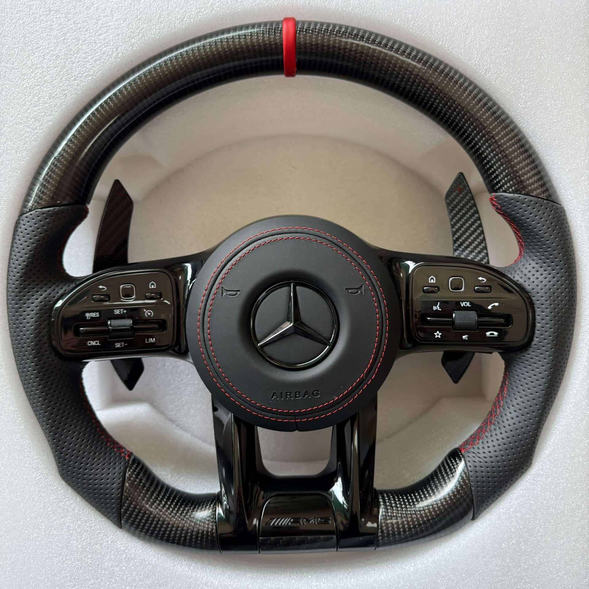 Mercedes-Benz 809 Carbon Fiber Steering Wheel Trim