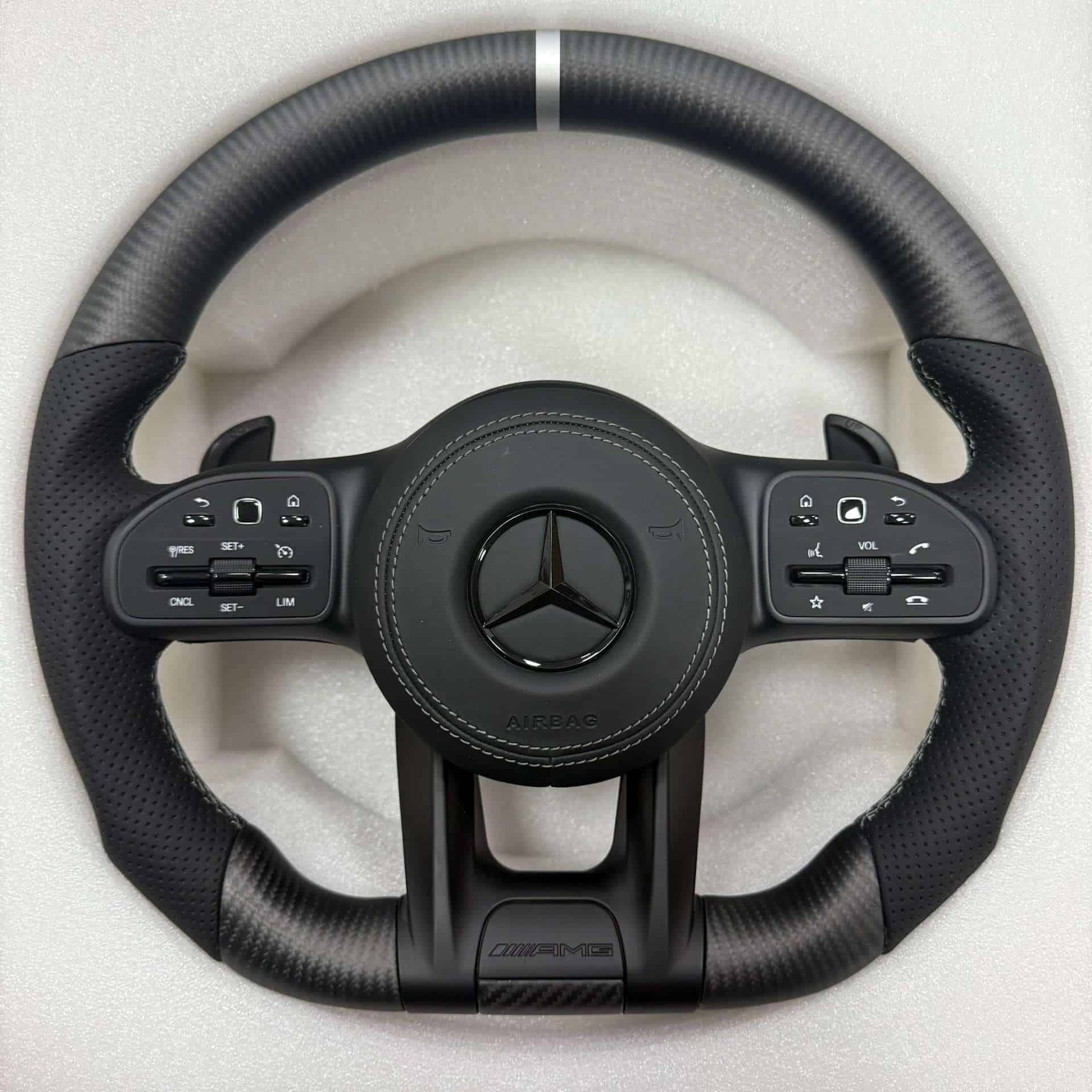 Mercedes-Benz 809 Carbon Fiber Steering Wheel Trim