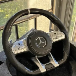 Benz AMG Carbon Fiber Steering Wheel 809 Assembly Upgrade – Custom Upper and Lower Carbon Fiber Design for Enhanced Driving Performance and Luxury Interior | TANGMA CRAFTSMAN