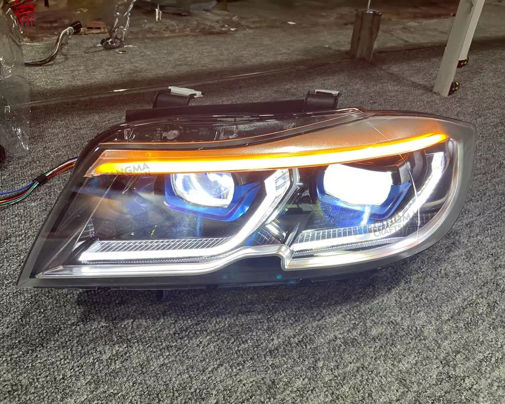 BMW E90 LED Lens DRL with Colorful Turn Signal