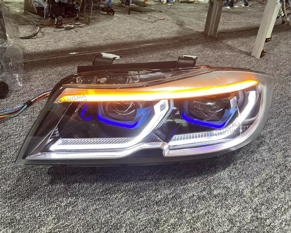 BMW E90 LED Lens DRL with Colorful Turn Signal