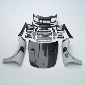 Porsche 991.2 upgrade kit GT3 RS carbon fiber hood + DRS adjustable rear wing | front and rear bumpers + matrix headlights + hood four-piece set | 3D scanning modification + original factory adaptation 2012-2016 models