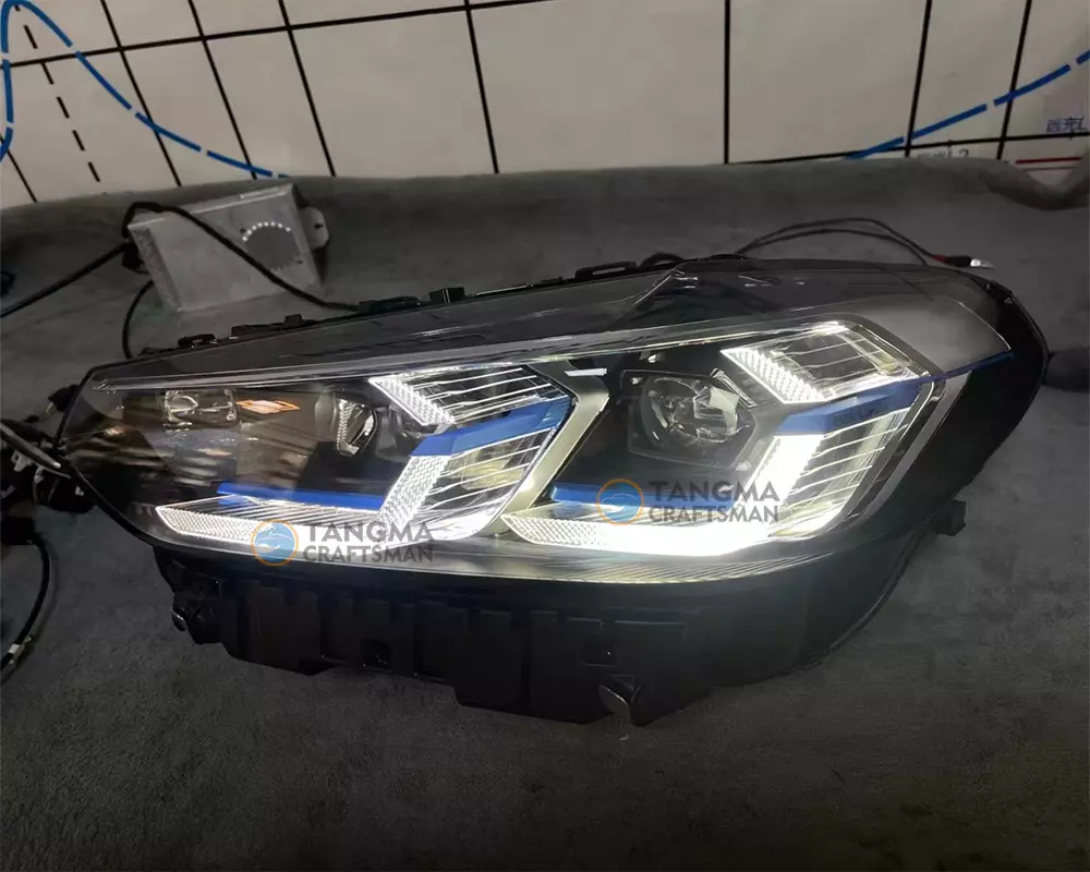 G08 LED Headlight Upgrade Blue Brow 3-in-1 Lens