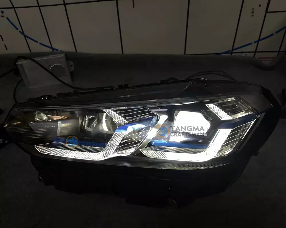 G08 LED Headlight Upgrade Blue Brow 3-in-1 Lens