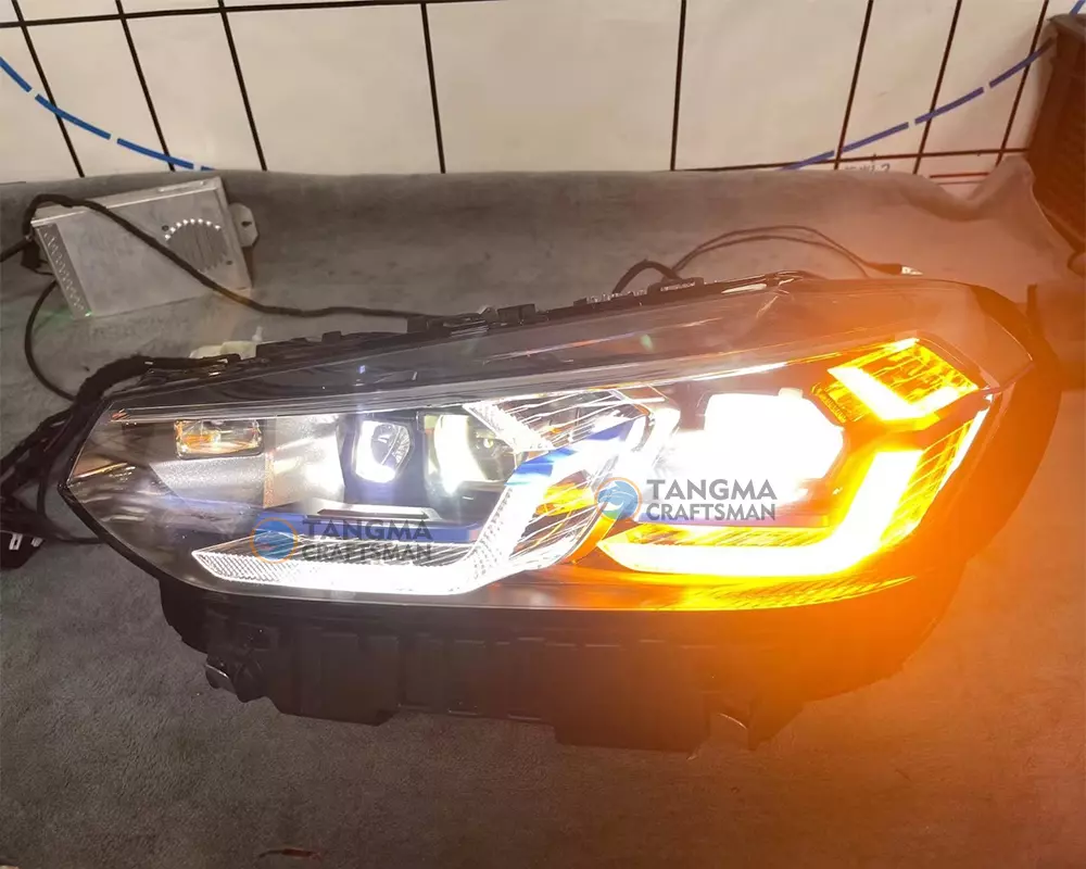 G08 LED Headlight Upgrade Blue Brow 3-in-1 Lens